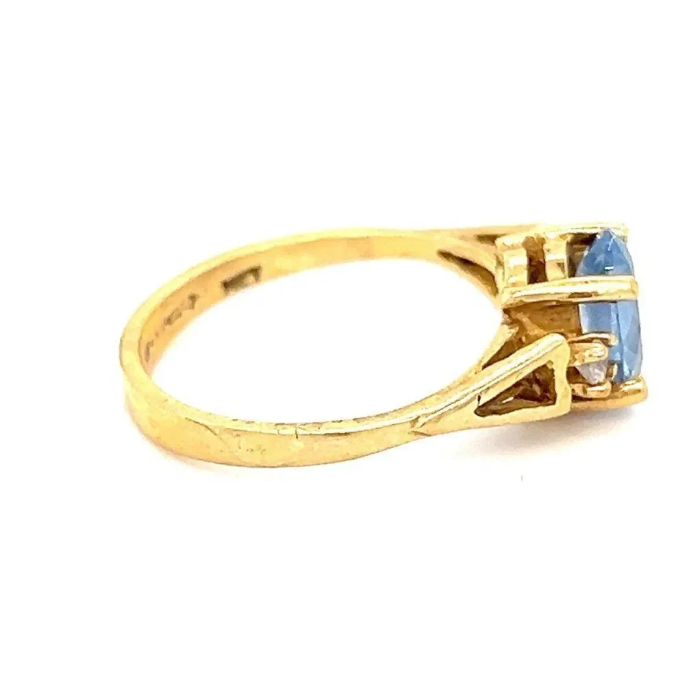 14K Gold‎ Topaz Ring